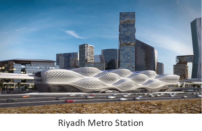 Building Metro Projects Riyadh Station