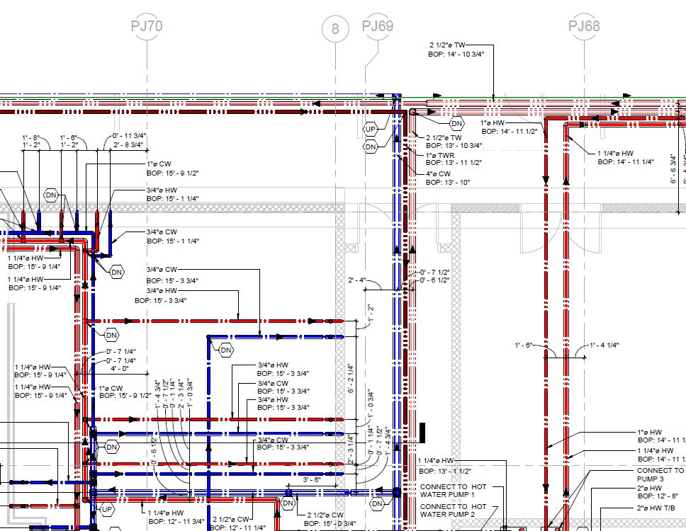MEP CAD BIM Construction Documentation