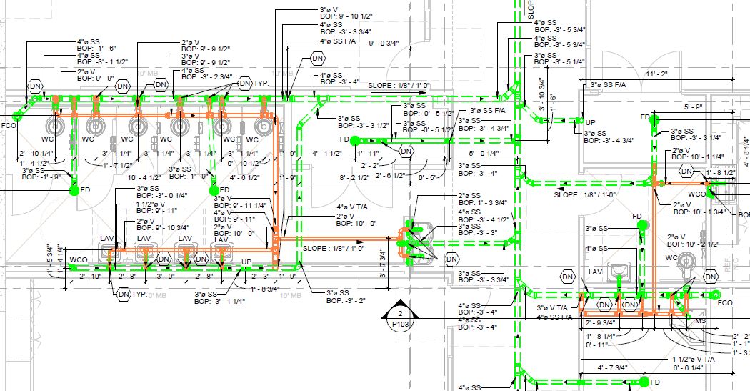 MEP CAD/BIM Construction Documentation| Shop and Fabrication Drawings