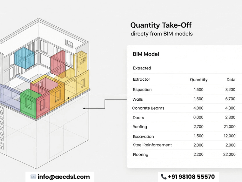 Quantity Take-off from BIM Models: How AEC Digital Solutions Delivers Accuracy and Efficiency